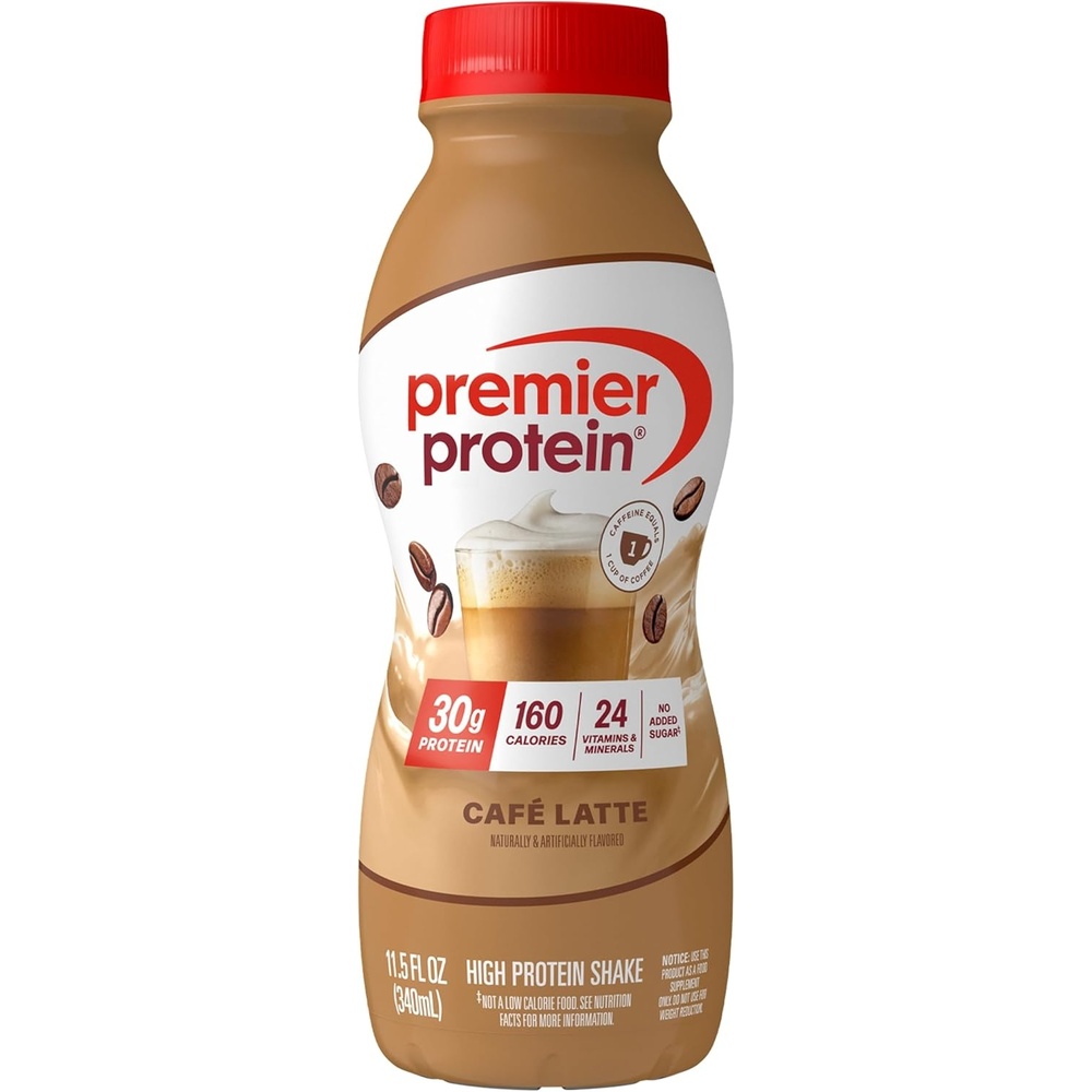 image:imagePremier Protein Shake Caf Latte 30g Protein No Added Sugar 24 Vitamins amp Minerals to Support Immune Health 115 fl oz 1 Pack115 Fl Oz Pack of 1