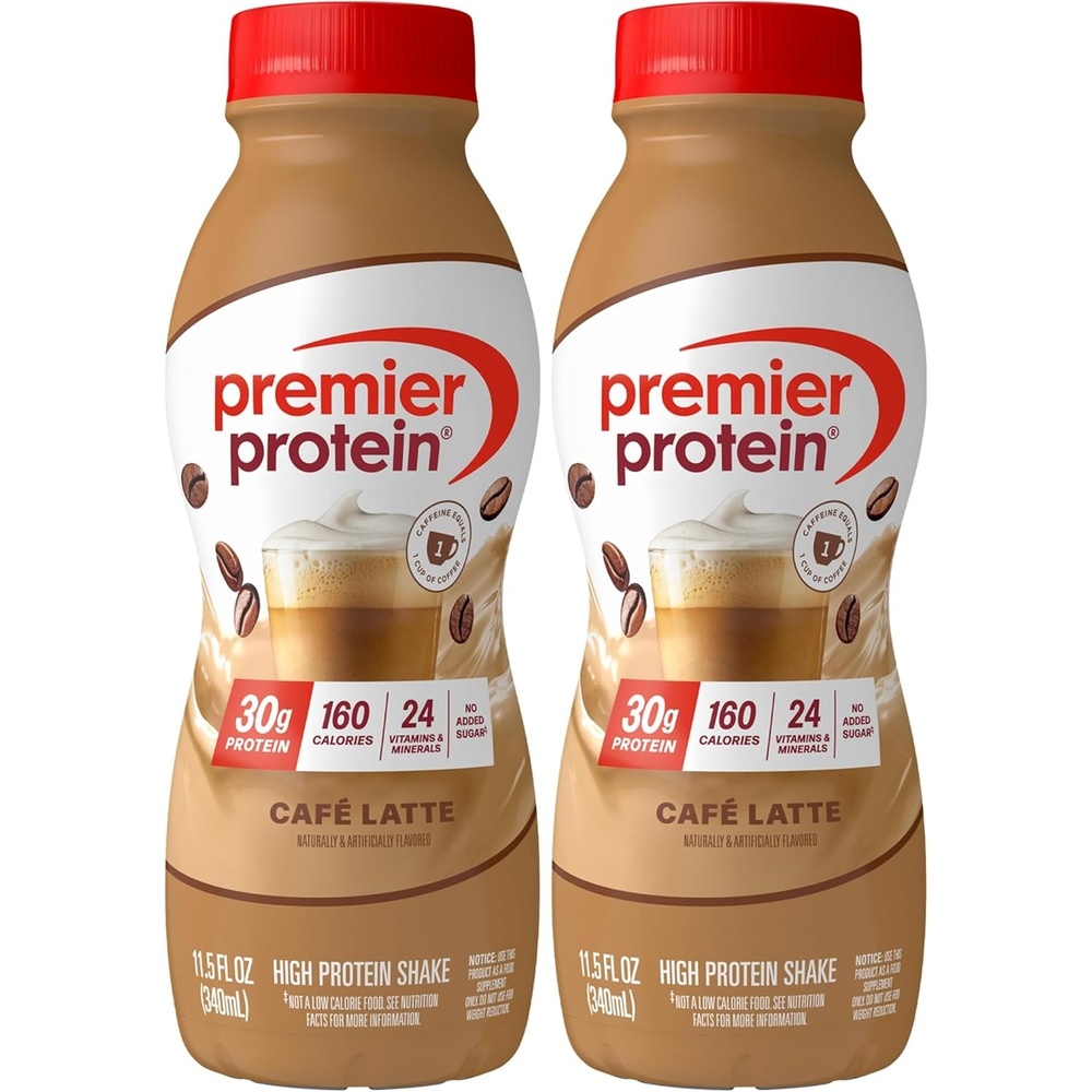image:imagePremier Protein Shake Caf Latte 30g Protein No Added Sugar 24 Vitamins amp Minerals to Support Immune Health 115 fl oz 1 Pack115 Fl Oz Pack of 2