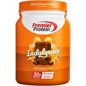 Premier Protein Powder, Café Latte, 30g Protein, 95mg Caffeine for Energy, No Added Sugar, 100% Whey Protein, Keto Friendly, Soy & Gluten Free, 23.9 oz (17 Servings)(Salted Caramel Truffle)